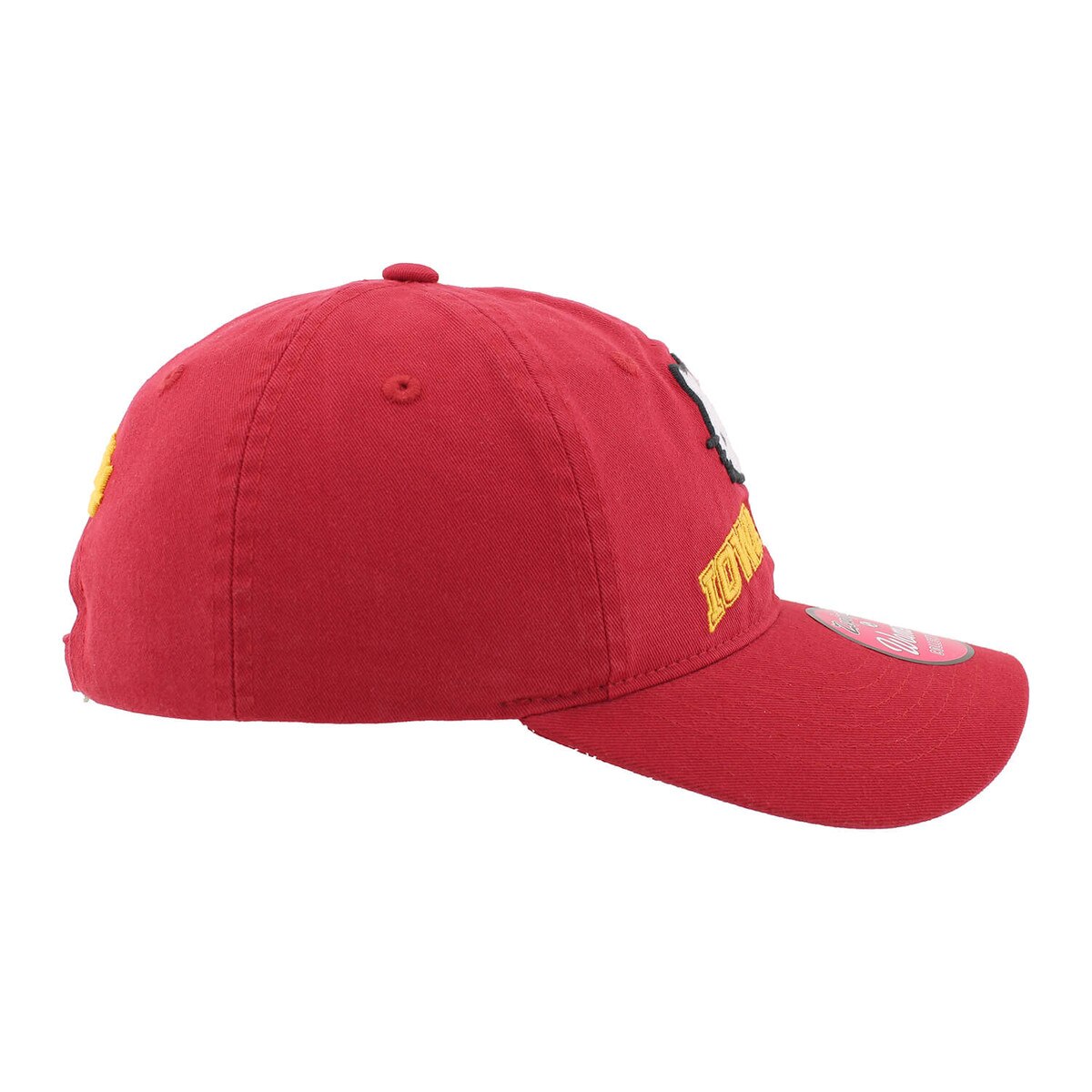Zephyr Iowa State Hello Kitty Cardinal and Gold Hat side view vendor image